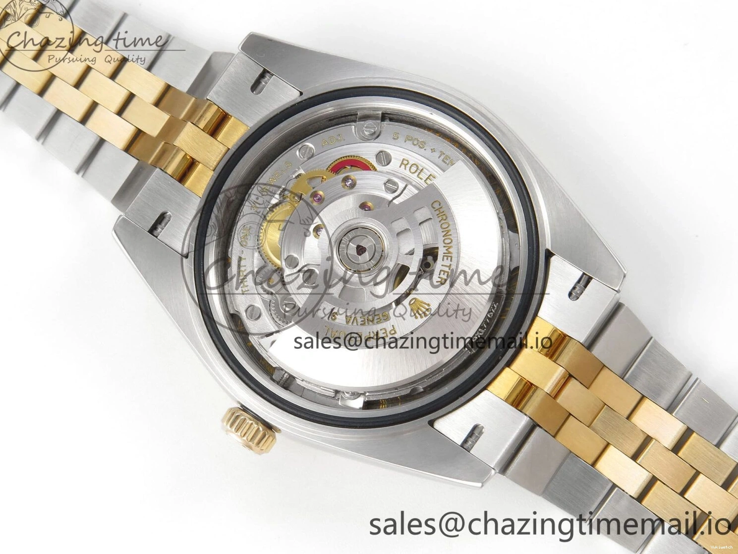 on Edition MOP DateJust White SS 41mm SS Bracelet Jubilee YG Dial Best 126333 3EF YG Diamond SA3235 1:1 0416